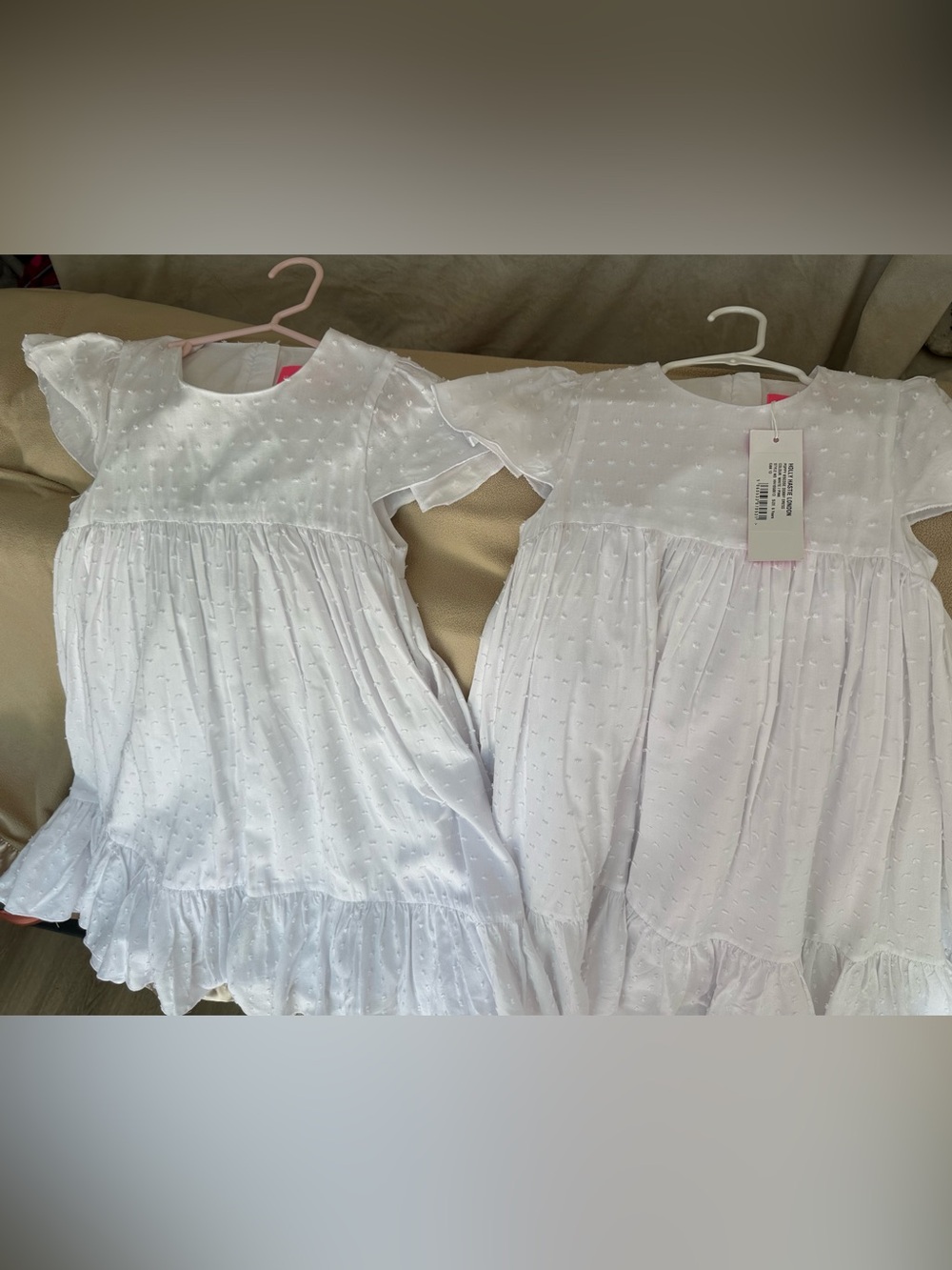 Holly Hastie London Poppy Dobby Dress Girls Size 6 & 7 Years